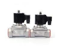 DN40 Stainless Steel Normally Closed Water Solenoid Valve 24v 110v NBR Seal(NPT-220VAC)