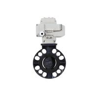 DN50 2Inch DN65 DN80 DN100 4inch AC220V DC24V 4-20mA Electric Butterfly Valve for Acid-Base Solution(24v-Adjustment 0-10v)