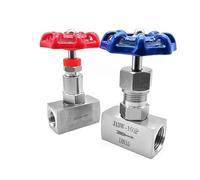 DN6 DN10 DN15 DN20 DN25 Stainless Steel Needle Valve Female Thread Instrumentation J13W-160P Globe Valves M12*1.5 M20*1.5(DN15)