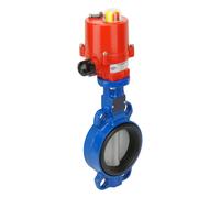 DN65 (2-1/2 inch) 24VDC Wafer Electric Butterfly Valve Stainless Steel-Stainless Steel-EPDM - BFLW
