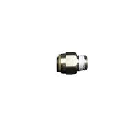 DN8 1/4" Male x 10mm Hose Black Cap Brass Push in to One Touch Fitting Pneumatic Air