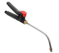 Dn8 Curved Sprayer Wand Replacement with Copper PP Handle for Gardens | Extended Spray Rod, Quick Swap Fitting, Easy Installation, Suitable for 8mm Tubing, Black Finish, Orchard Use