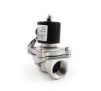 DN8 DN15 DN25 Stainless Steel Electric Solenoid Valve 12V 24V 220V 110V Pneumatic Valve 1Pcs(OneColor,DN10)