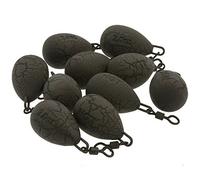 DNA 10x Pear Textured Ledger Weights with Swivels Carp Fishing Choose From: 1.5oz 2oz 2.5oz & 3oz (2.5oz)