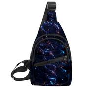 DNA (2) Sling Backpack, Adjustable Crossbody Shoulder Bag Travel Hiking Daypack