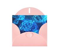 DNA Chain Photo Print Blank Cards and Envelopes 5" x 6" for Wedding Birthday Invitations and All Occasions