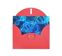 DNA Chain Photo Print Blank Cards and Envelopes 5" x 6" for Wedding Birthday Invitations and All Occasions