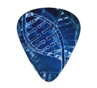 DNA Chain Photo Printed,12 Pcs Guitar Pick,3 Different Thickness Plectrums for Acoustic Guitar Bass Ukulele (0.46mm 0.96mm 0.71mm)