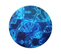 Dna Chain Photo Printing 6cm Round Tinplate Badge Single Side Printed Perfect For Personal Style Decoration And Gift Giving