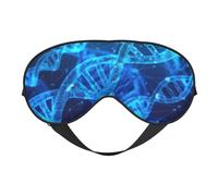 DNA Chain Photo Printing Rest Sleep Eye Mask, Soft Eye Mask for Home Camping, Blocks Light, Comfortable for Most Users