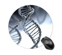 DNA Chain Photo Round Mouse Pad Smooth Glide Gaming Mousepad Extra Density Portable Comfortable Mouse Mat for Desk, Home, Office 7.8x7.8 Inches