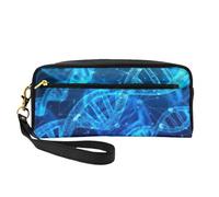DNA Chain Photo Small Makeup Bag, Travel Makeup Bag, Cosmetic Bag for Women, Cosmetic Bag Durable Zipper