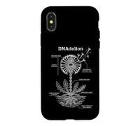 DNA Double Helix DNAdelion Dandelion Biology Science Pun Case for iPhone X/XS