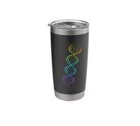 DNA Double Helix Genetics Science Biology Students Teachers Stainless Steel Insulated Tumbler