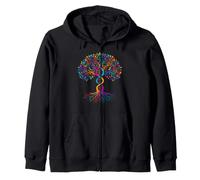 DNA Family Tree Genealogy Ancestry Family History Records Zip Hoodie