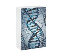 DNA Genetic Helix Cigarette Case 85mm King Size, Crushproof Plastic Cigarette Box Holder for Men Women Cigar Protective Cover Waterproof Cigarettes Holder 20 Capacity