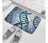 Dna Genetic Helix Floor Mat Non Slip Welcome Mat Washable Bedroom Carpet For Office Bathroom Bedroom 60X40Cm