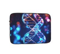 DNA Genetic Helix Laptop Sleeve Bag 12 Inch Waterproof Shockproof Laptop Case Bag Lightweight Tablet Travel Cover Computer Skin Bag Tablet Carrying Case