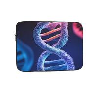 DNA Genetic Helix Laptop Sleeve Bag 12 Inch Waterproof Shockproof Laptop Case Bag Lightweight Tablet Travel Cover Computer Skin Bag Tablet Carrying Case