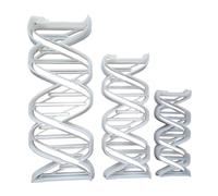 DNA Genetic Organism Human Body Shape Cookie Cutter Dough Biscuit Fondant Sharp Stencil Deoxyribonucleic Acid Medical Scientific Lab (Small)