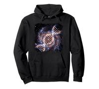 DNA Helix Galaxy Space Science Cosmic Concept Graphic Pullover Hoodie