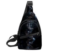 DNA Helix Sling Bag for Women Men Crossbody Shoulder Tote Blet Bags Backpack Fanny Pack Travel Purse