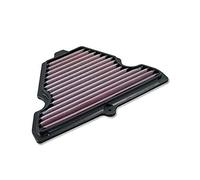 DNA High Performance Filters Air Filter Compatible with Kawasaki Versys 1000 (12-18) with 26.60% Increased Air Flow and 98-99% Filtering Efficiency PN: P-K10S10-0R
