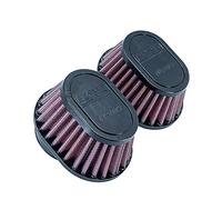 DNA High Performance Filters Universal Air Filter Oval Clamp 54mm Inlet 50mm Length - Set of Two Items PN: OV-5402-SHORT