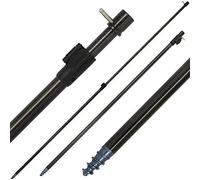 DNA LEISURE 2x 38 Inch Carp Fishing Bivvy Storm Pole Telescopic Aluminium Extendable With T-Bar NGT