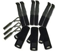 DNA LEISURE 3x All Fishing Rod Tip & Butt Protectors + Rod Bands with Lead pouch and Hook Safe