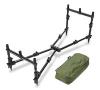 DNA Leisure NGT Carp Fishing Nomad Pod MK2 - 3 Rod Lightweight Compact Pod with Small and Medium Banksticks & Green Case (FP-NOMAD-MK2)
