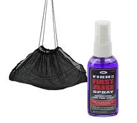 DNA Leisure NGT Fish Aid Spray 50ml Antibacterial with Draw String Soft Mesh Sling Carp Fishing