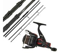 DNA Leisure NGT Profiler Carbon Travel 9ft 4pc Rod & CKR30 Reel Set Carp Sea Coarse Fishing