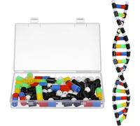 DNA Model Kit, Double Helix Structure DNA Models, Biological Science Popularization Teaching Tool for Students, Early Education Toys for Assembling Display