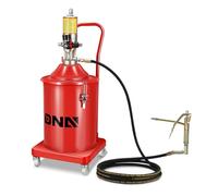 DNA MOTORING 5 Gallon Air Grease Pump, 20L High-Pressure Grease Pump Set, Portable Pneumatic Grease Pump with Wheels, w/ 13ft High Pressure Hose, Grease Gun, TOOLS-00661
