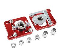 DNA Motoring CBK-PLT-FM94-RD Front Adjustable +/- 2.5 Coilover Camber/Caster Plates