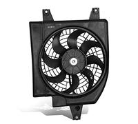 DNA MOTORING Factory Style A/C Condenser Fan Assembly Compatible with 2001-2005 Kia Rio, OEM-RF-1150