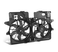 DNA MOTORING front Cooling Radiator Fan Assembly Compatible With Mariner 2005-2007 / Fits Premier/Fan Blade, Motor, and Shroud, FO3115173 2005 2006 2007, OEM-RF-0536