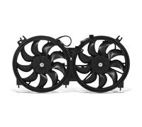 DNA MOTORING Front Factory OE Style Radiator Fan Assembly Compatible With Murano 2009-2014, Quest 2011-2017, NI3115138, OEM-RF-0895