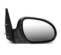 DNA Motoring OEM-MR-HY1321197 Heated Powered Adjustment Right Passenger Side Door View Folding Mirror Compatible with 2009-2012 Elantra Touring Model