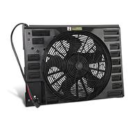DNA MOTORING OEM-RF-0327 Factory Style A/C Condenser Fan Assembly Compatible with 02-05 BMW 745i / 745Li, 06-08 750i / 750Li, 04-06 760i, 03-08 760Li