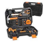 DNA MOTORING - Portable Tool Kit, 39 Pieces, Red