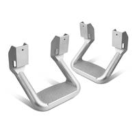 DNA MOTORING SSTEP-SS, Aluminum Side Steps, 2 Piece,Chrome