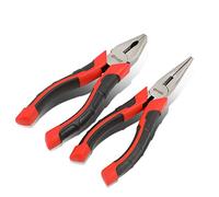DNA Motoring TOOLS-00058 2 Piece Pliers Set - 6 inch Hand Tools w/Durable Jaws, Milled Teeth, Hot-Riveted Joint