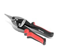 DNA MOTORING TOOLS-00110 Heavy Duty Alloy Steel Multipurpose 10"" Serrated Jaws Straight Cut Tin Snip w/Locking Latch"