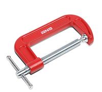 DNA Motoring TOOLS-00125 4 Inches Sturdy Heavy Duty Cast Iron/Steel Industrial C-Clamp Woodworking Repair Tool Kit