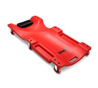 DNA MOTORING TOOLS-00201 36" L X 17" W x 4.25" H Vehicle Repair Low Profile Automotive Creeper w/Padded Headrest, Red