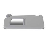 DNA MOTORING ZTL-Y-0155-GY Factory Style Left Driver Side Sun Visor Compatible with 06-12 Toyota Rav4 Illuminated Models, Grey/Gray
