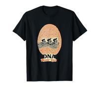 DNA Never Lies Cycling Fingerprint Graphic T-Shirt