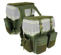 DNA NGT Carp Coarse Fishing 600D Seat Tackle Box Canvas Carry Shoulder Straps Bag with Pockets This is for The Cover & Pockets ONLY